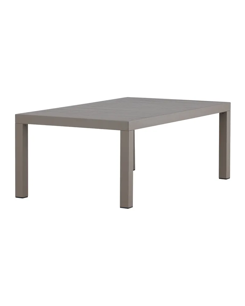 Copacabana Loungetisch aus Aluminium in Braun, Ansicht 3