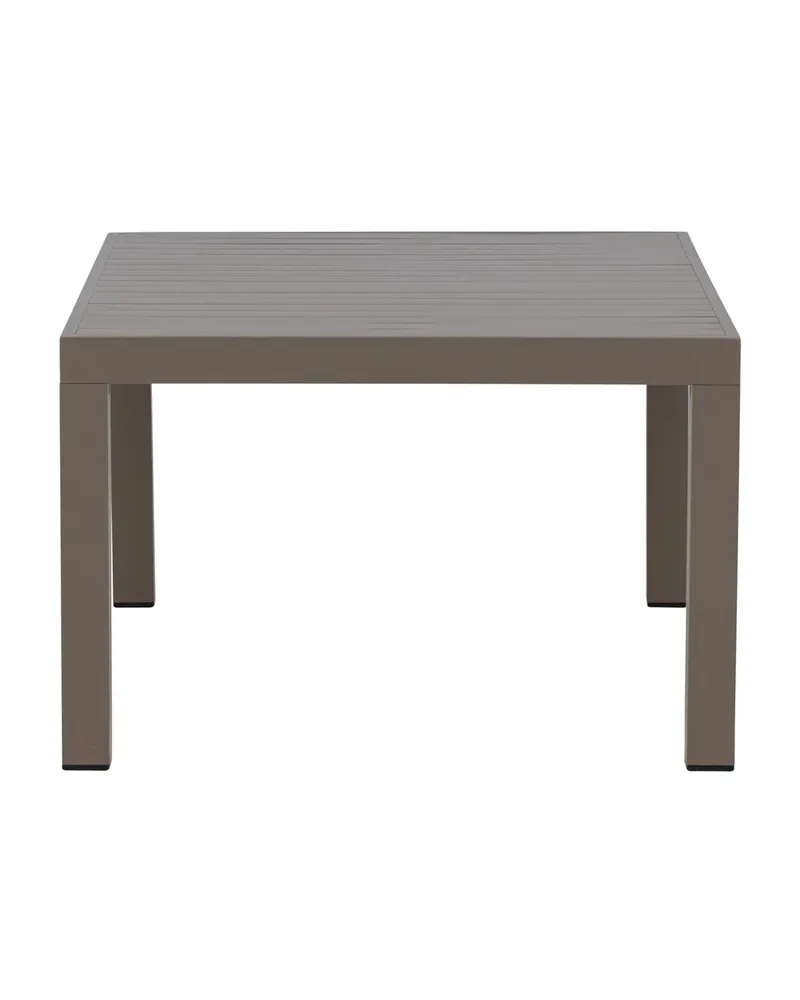 Copacabana Loungetisch aus Aluminium in Braun, Ansicht 4