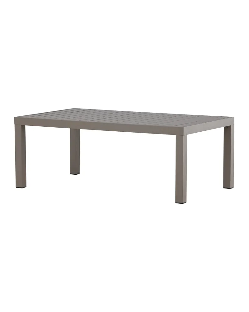 Copacabana Loungetisch aus Aluminium in Braun, Ansicht 5
