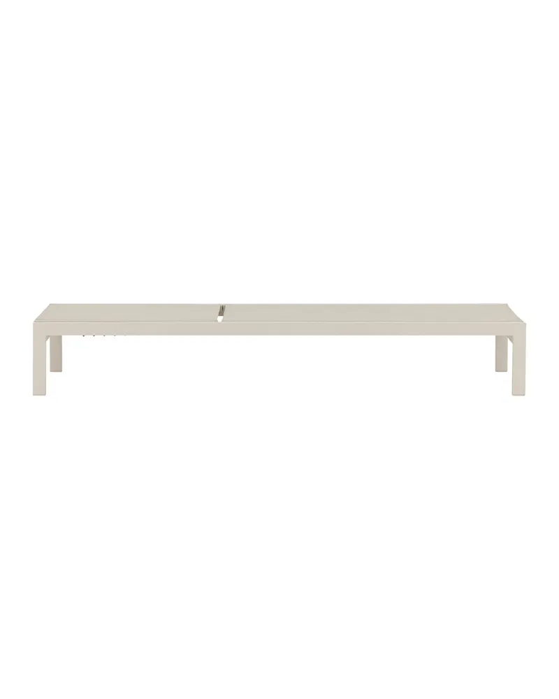 Copacabana Sonnenliege aus Aluminium und Textilene in Beige, Ansicht 1