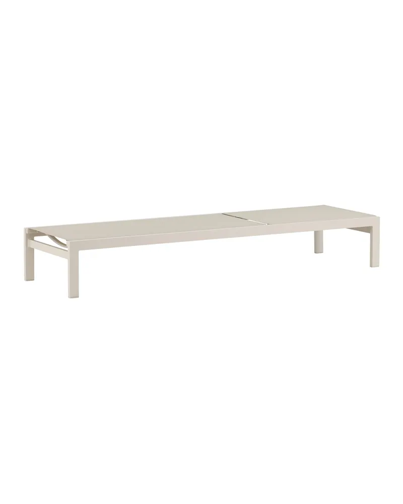 Copacabana Sonnenliege aus Aluminium und Textilene in Beige, Ansicht 7
