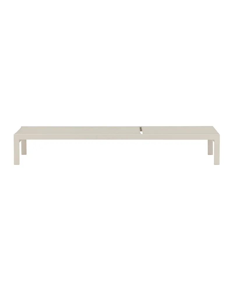 Copacabana Sonnenliege aus Aluminium und Textilene in Beige, Ansicht 8