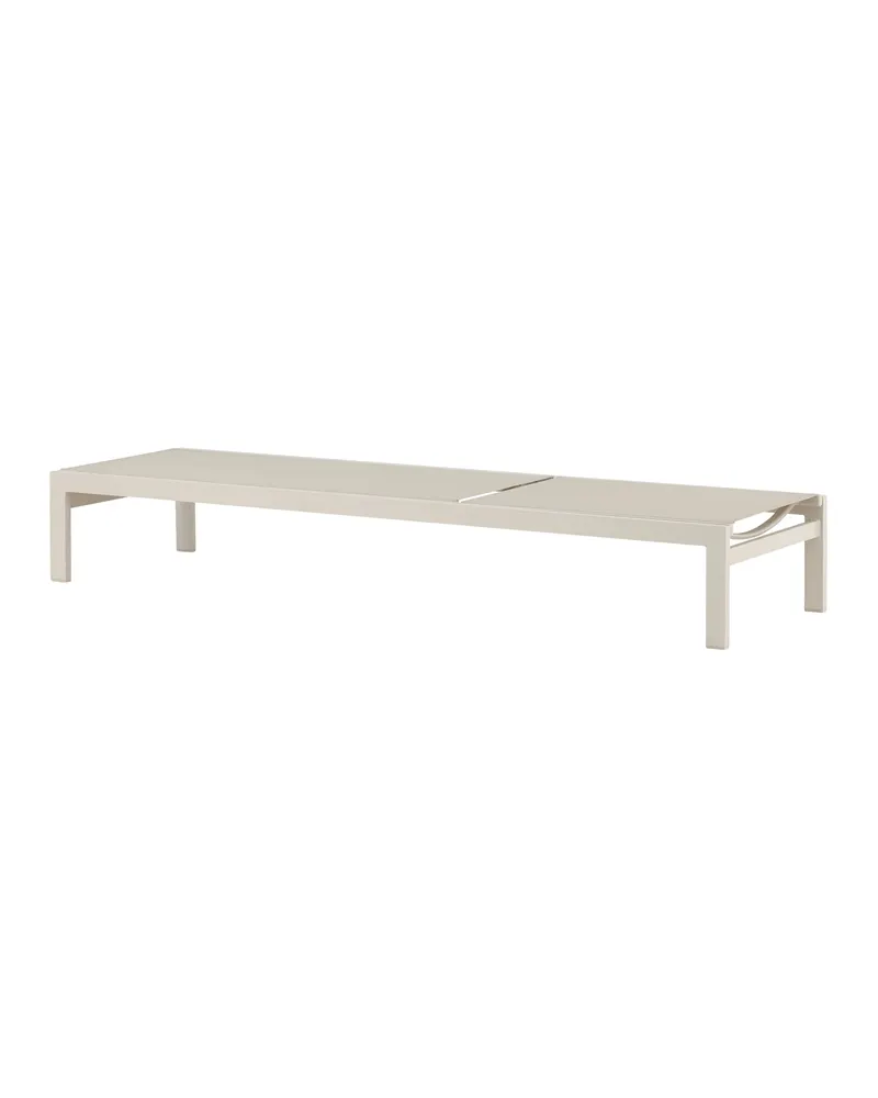 Copacabana Sonnenliege aus Aluminium und Textilene in Beige, Ansicht 9