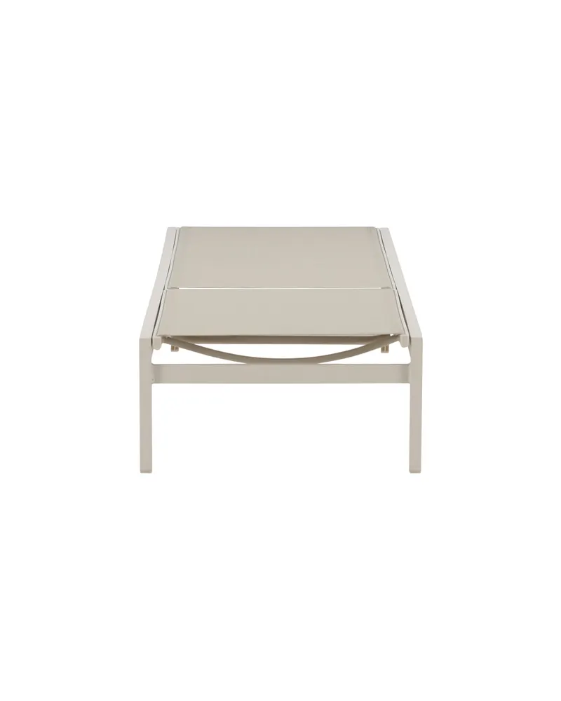 Copacabana Sonnenliege aus Aluminium und Textilene in Beige, Ansicht 11