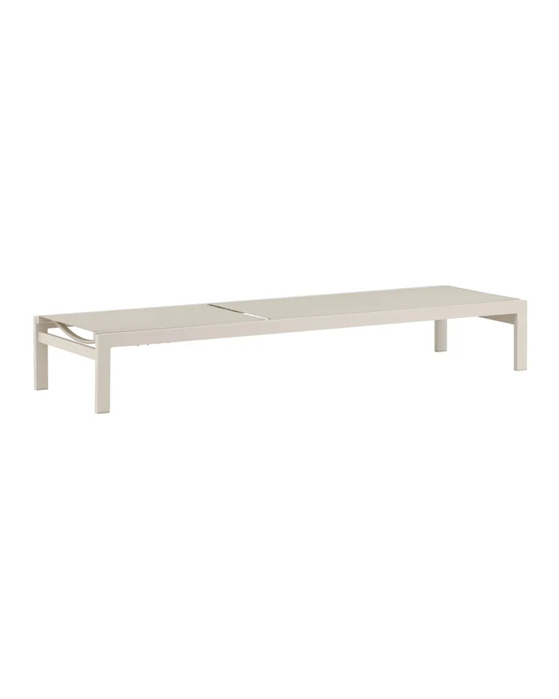 Copacabana Sonnenliege aus Aluminium und Textilene in Beige, Ansicht 13