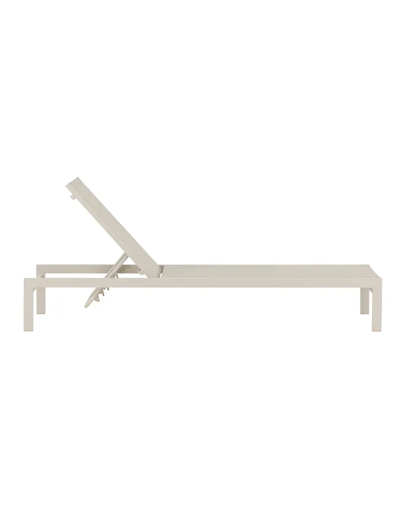 Copacabana Sonnenliege aus Aluminium und Textilene in Beige, Ansicht 15