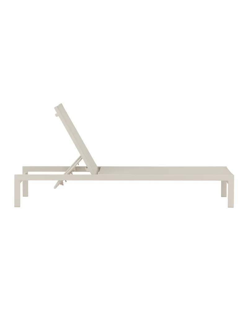 Copacabana Sonnenliege aus Aluminium und Textilene in Beige, Ansicht 16