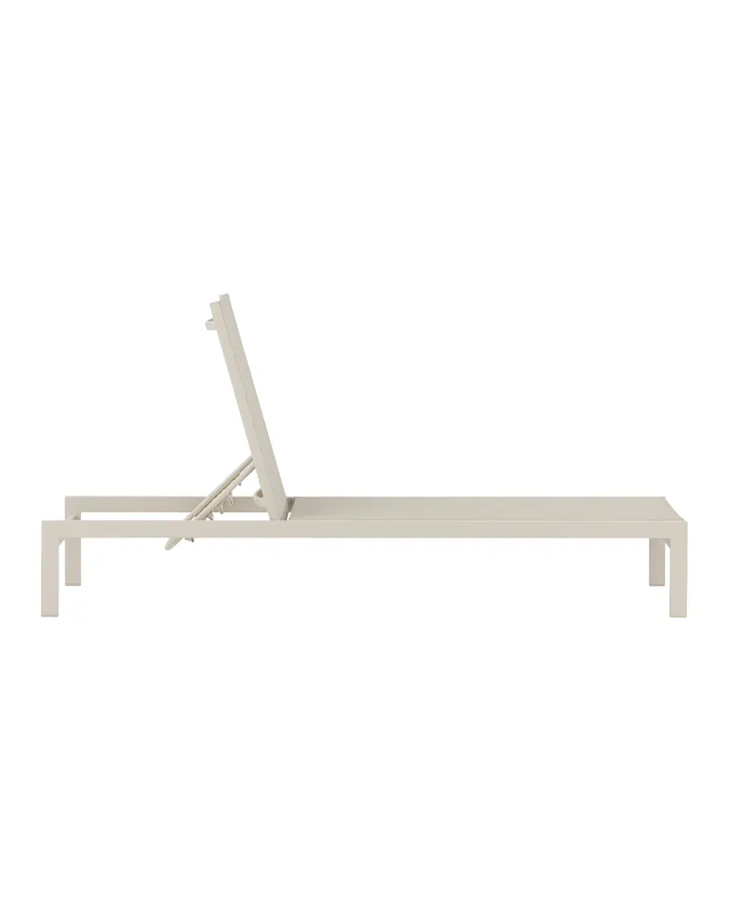Copacabana Sonnenliege aus Aluminium und Textilene in Beige, Ansicht 17