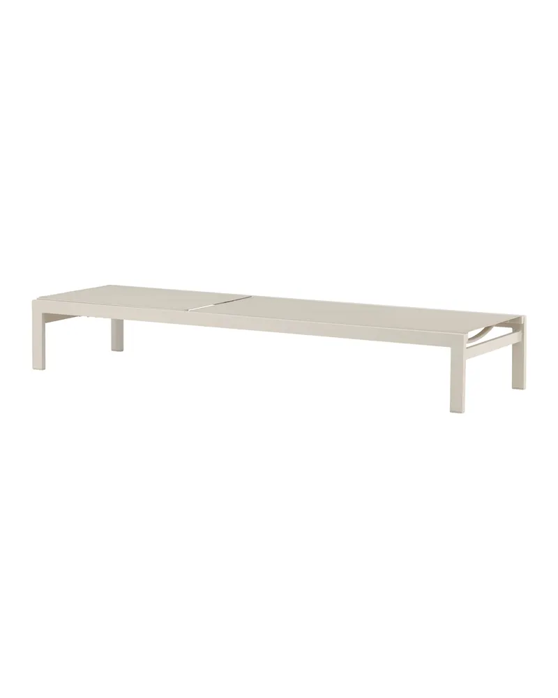 Copacabana Sonnenliege aus Aluminium und Textilene in Beige, Ansicht 2