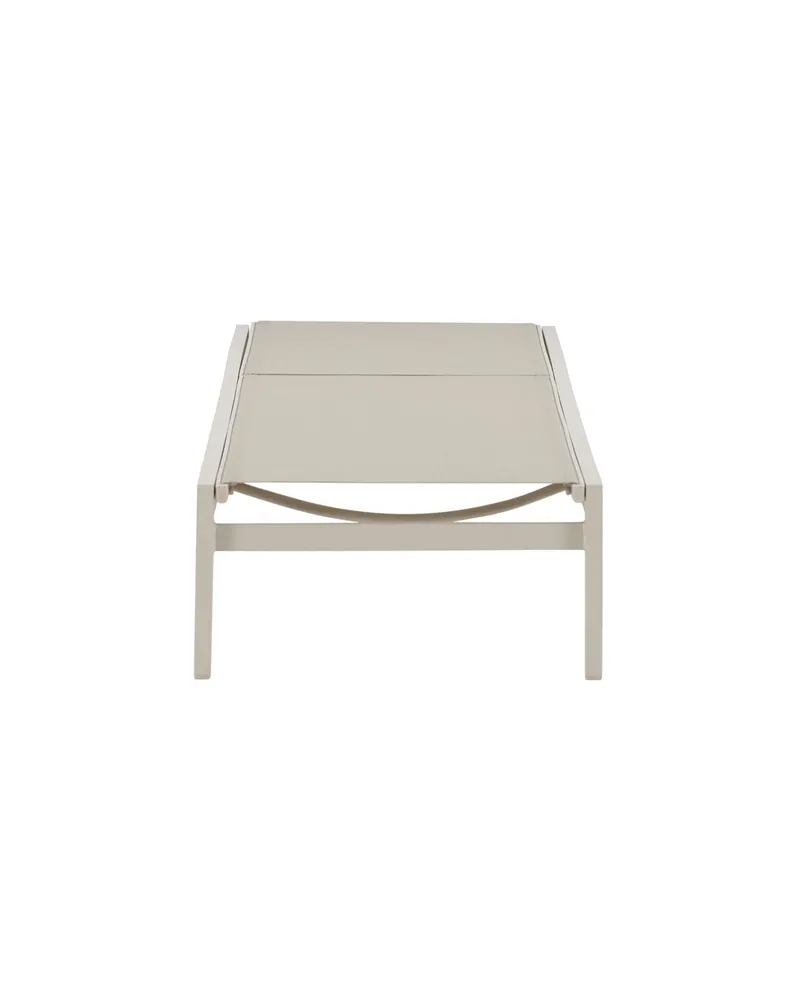 Copacabana Sonnenliege aus Aluminium und Textilene in Beige, Ansicht 5