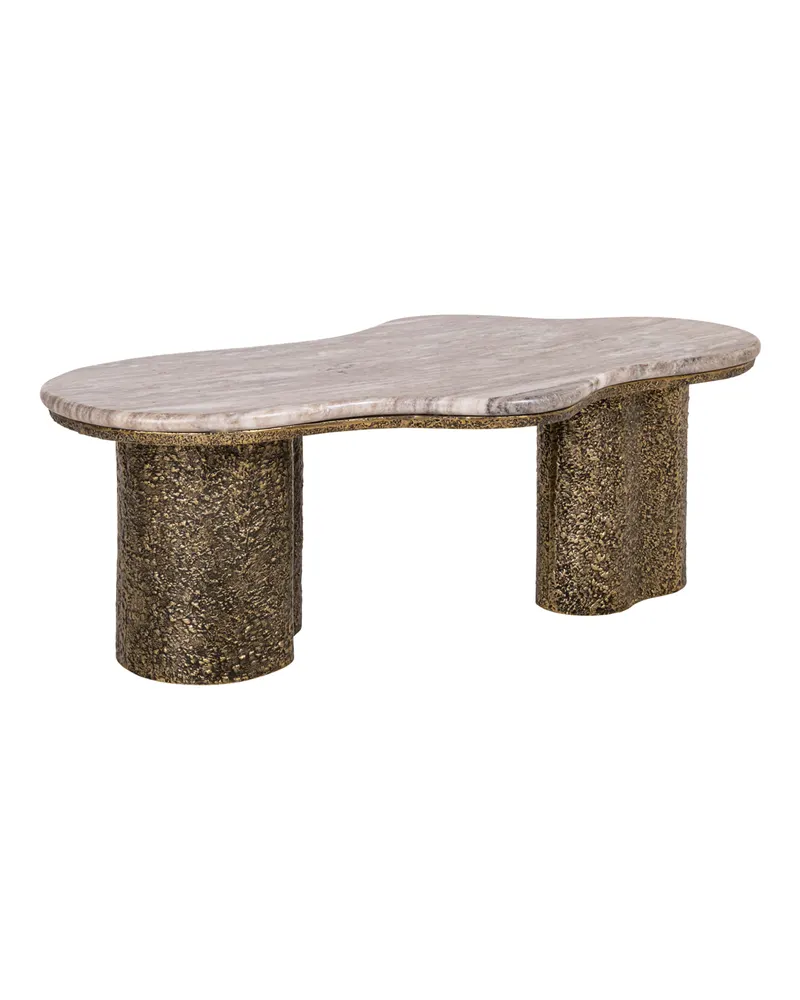 Couchtisch Abandos, Messingfarben antik von Richmond Interiors, Produktansicht 2