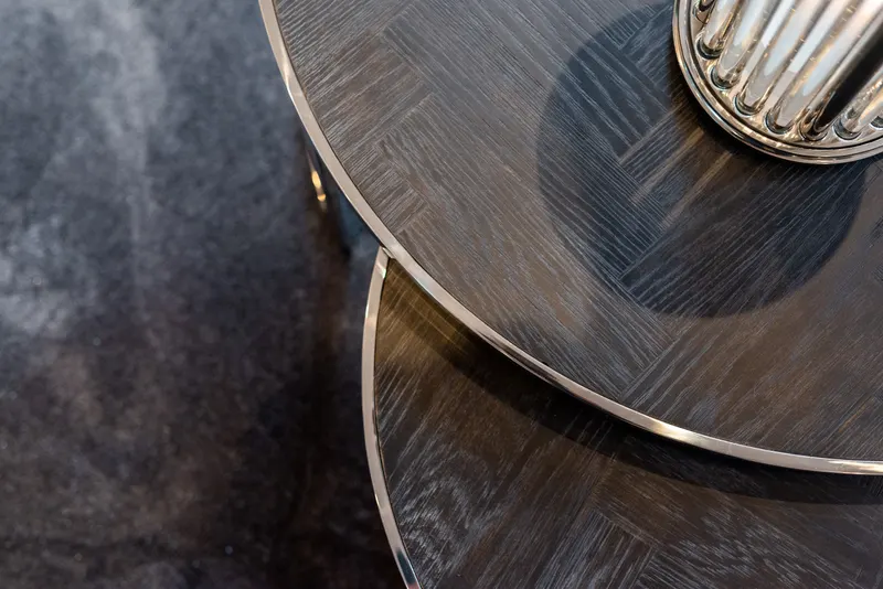 Blackbone Silver, Black rustic, 2er-Set von Richmond Interiors, Wohnbeispiel 3, im Wohnraum
