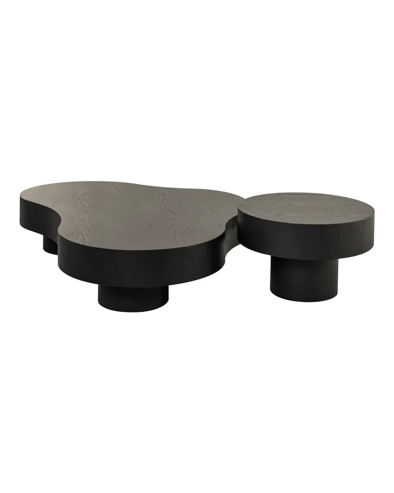 Couchtisch Bogor Dunkles Kaffeebraun 2er-Set von Richmond Interiors