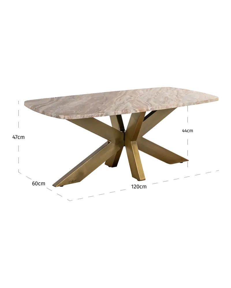Couchtisch Bottega in Blush beige von Richmond Interiors, Produktansicht 6