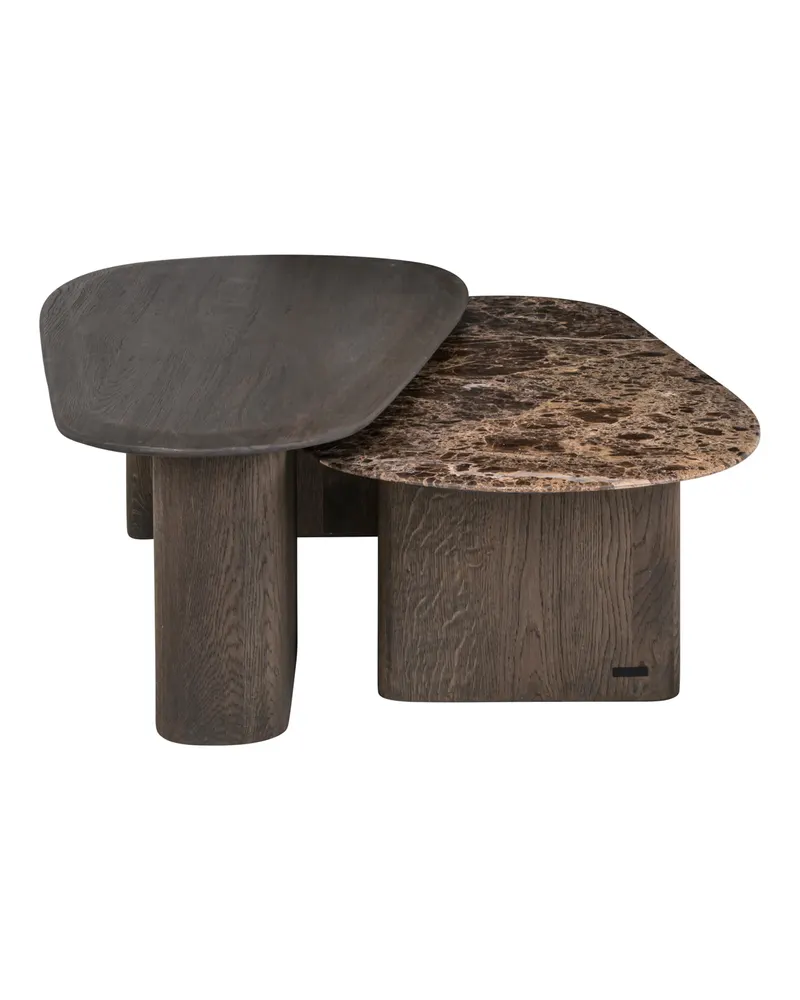 Couchtisch Castello, Smoked Charcoal, 2er-Set von Richmond Interiors, Produktansicht 3