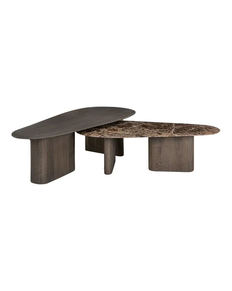 Couchtisch Castello, Smoked Charcoal, 2er-Set von Richmond Interiors, Produktansicht 4