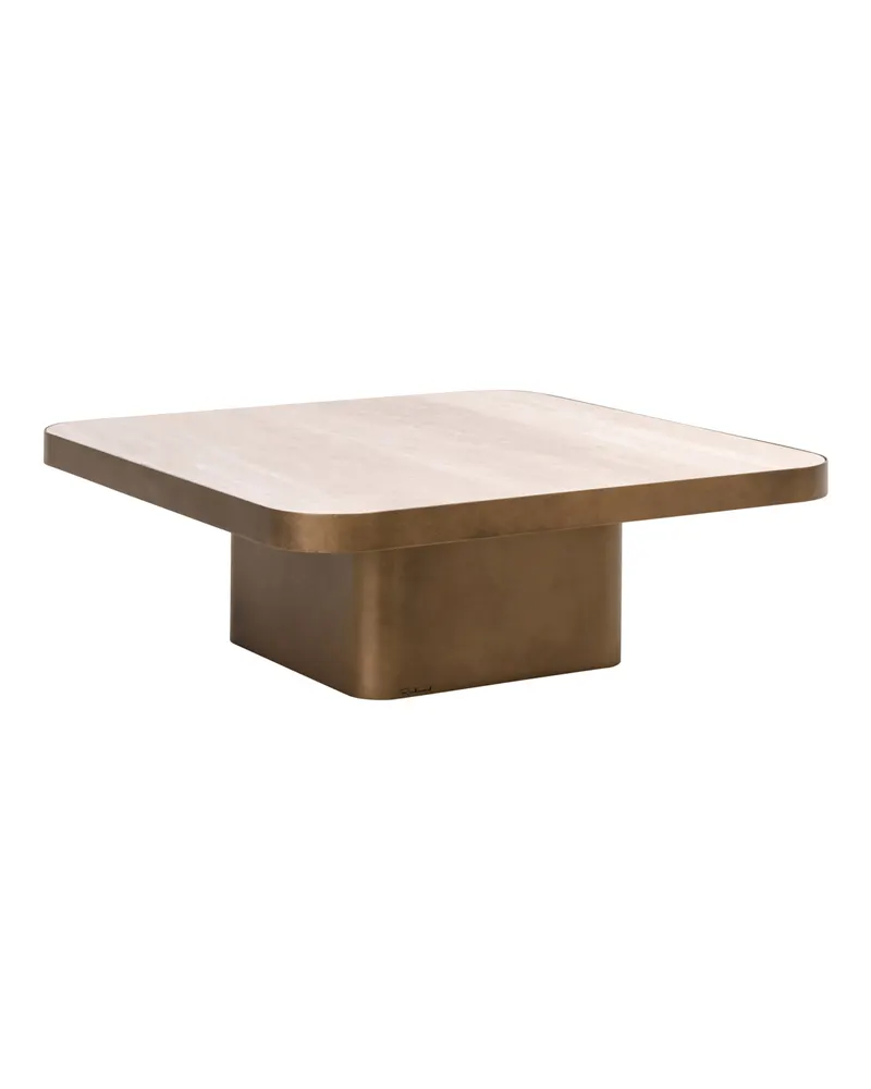 Couchtisch Claridge, Beige, 90 × 90 cm von Richmond Interiors, Produktansicht 3
