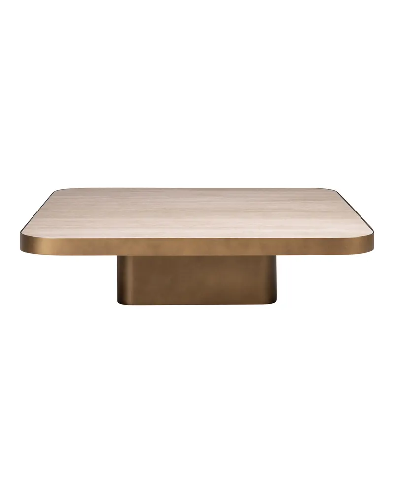 Couchtisch Claridge, Beige, 100 × 100 cm von Richmond Interiors