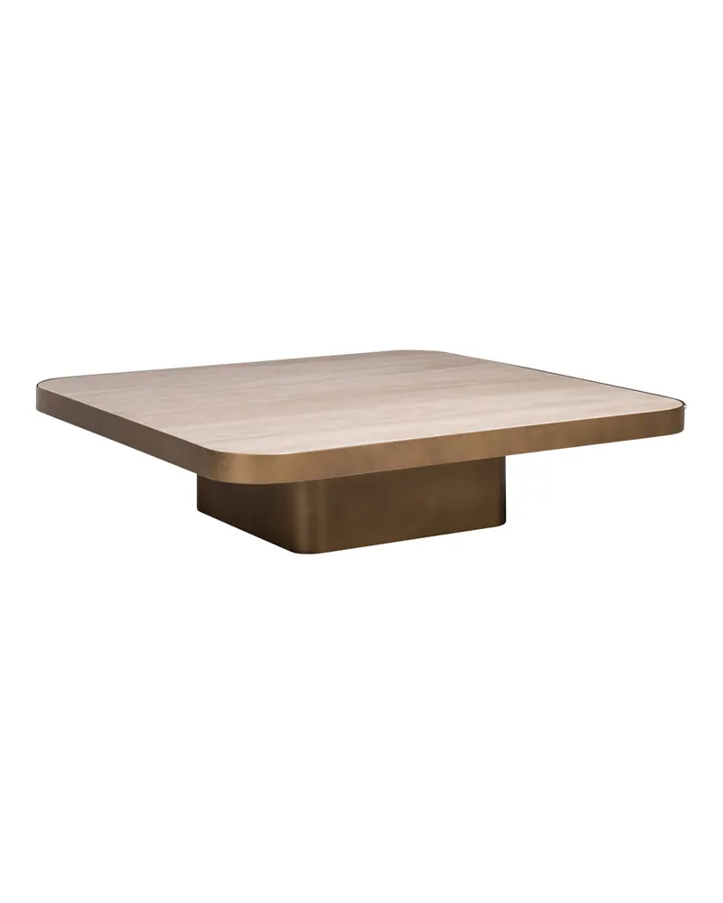 Couchtisch Claridge, Beige, 100 × 100 cm von Richmond Interiors, Produktansicht 3