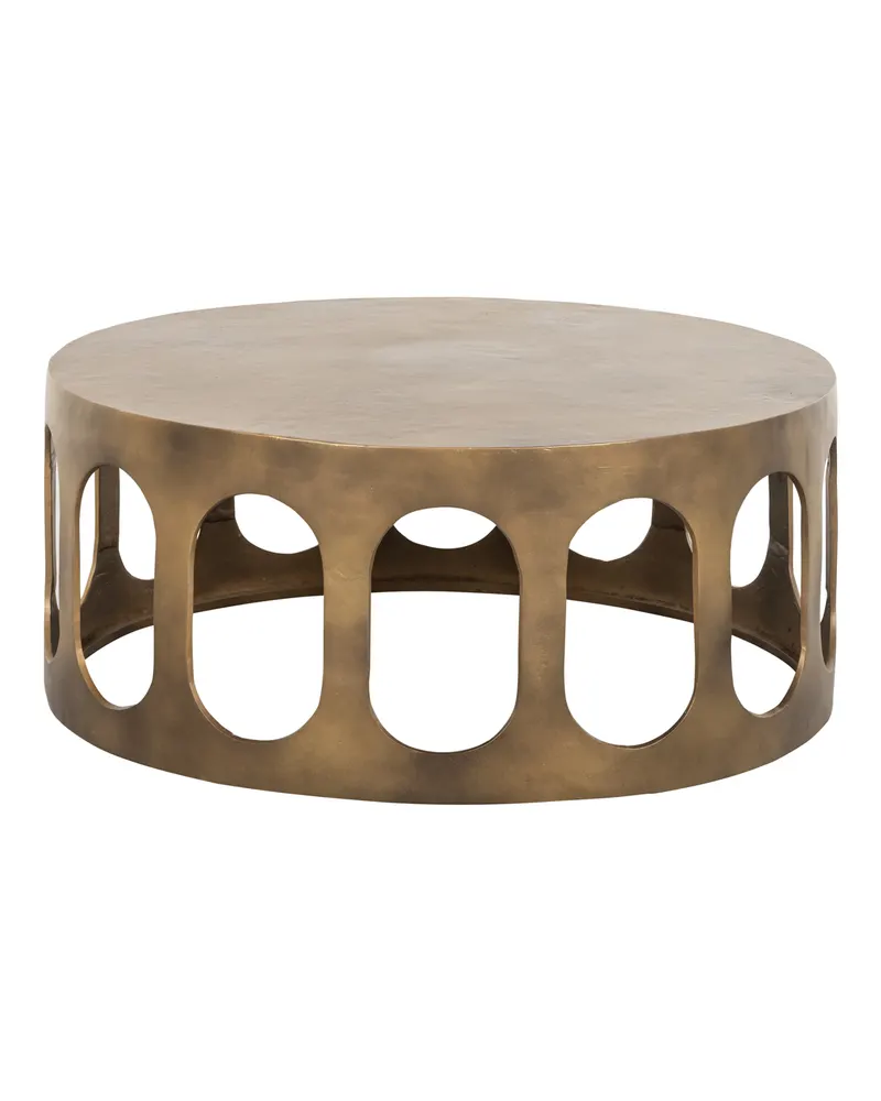 Couchtisch Du Pont, Goldfarben, gebürstet von Richmond Interiors