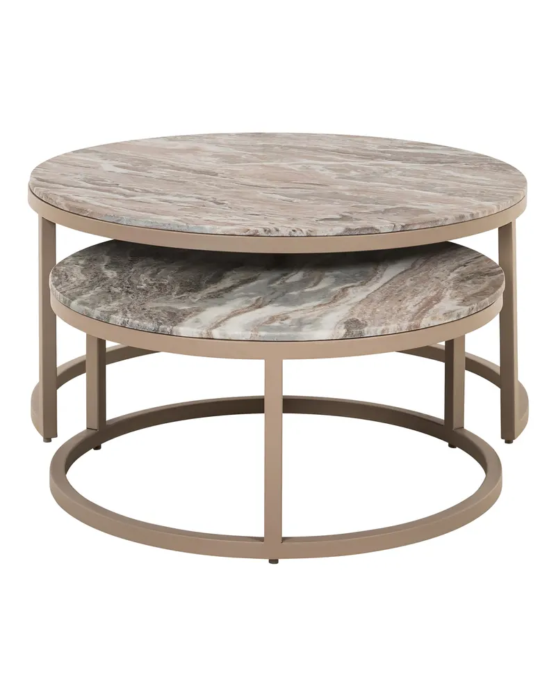 Couchtisch Fairfax, Clay, 2er-Set von Richmond Interiors