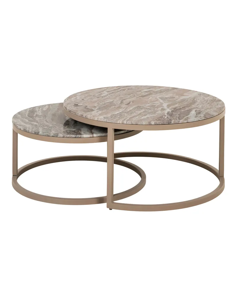 Couchtisch Fairfax, Clay, 2er-Set von Richmond Interiors, Produktansicht 3