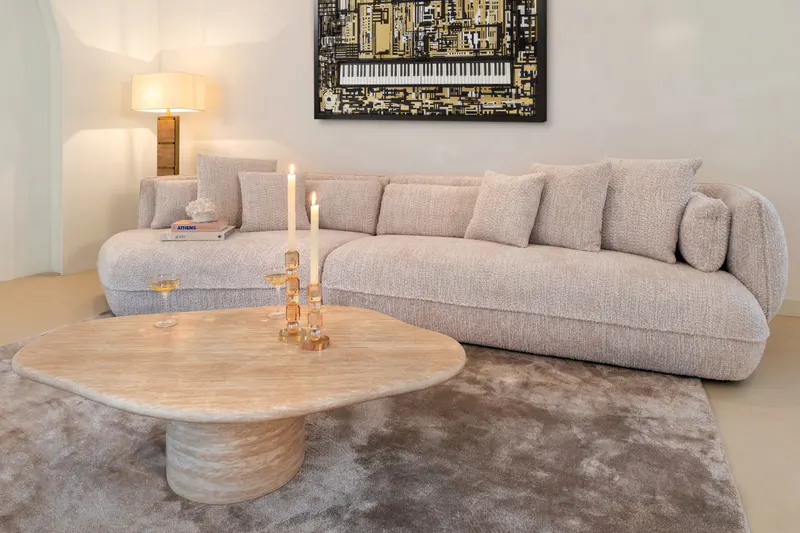 Couchtisch Fictus Beige von Richmond Interiors, Wohnbeispiel 10, im Wohnraum