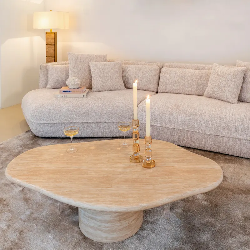 Couchtisch Fictus Beige von Richmond Interiors, Wohnbeispiel 7, im Wohnraum