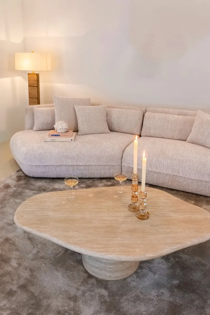 Couchtisch Fictus Beige von Richmond Interiors, Wohnbeispiel 8, im Wohnraum