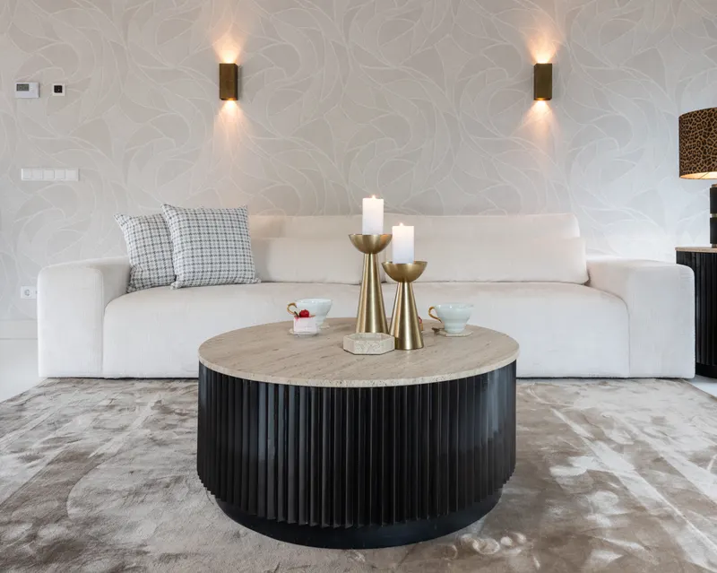 Couchtisch Hampton Dunkelbraun von Richmond Interiors, Wohnbeispiel 11, im Wohnraum