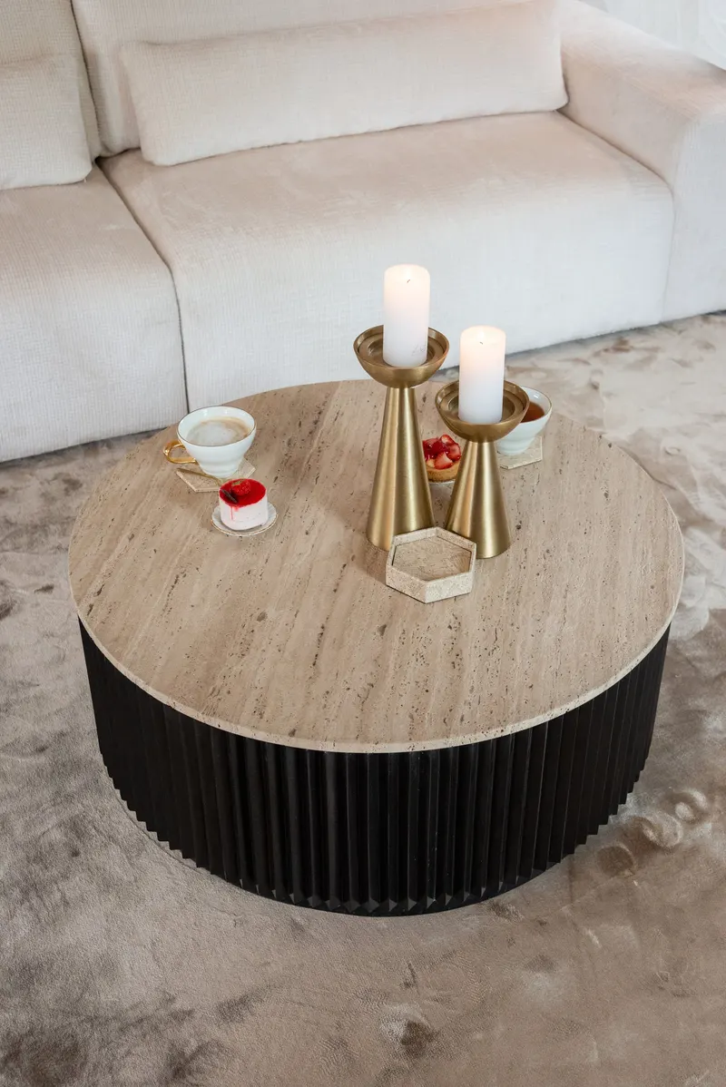 Couchtisch Hampton Dunkelbraun von Richmond Interiors, Wohnbeispiel 3, im Wohnraum