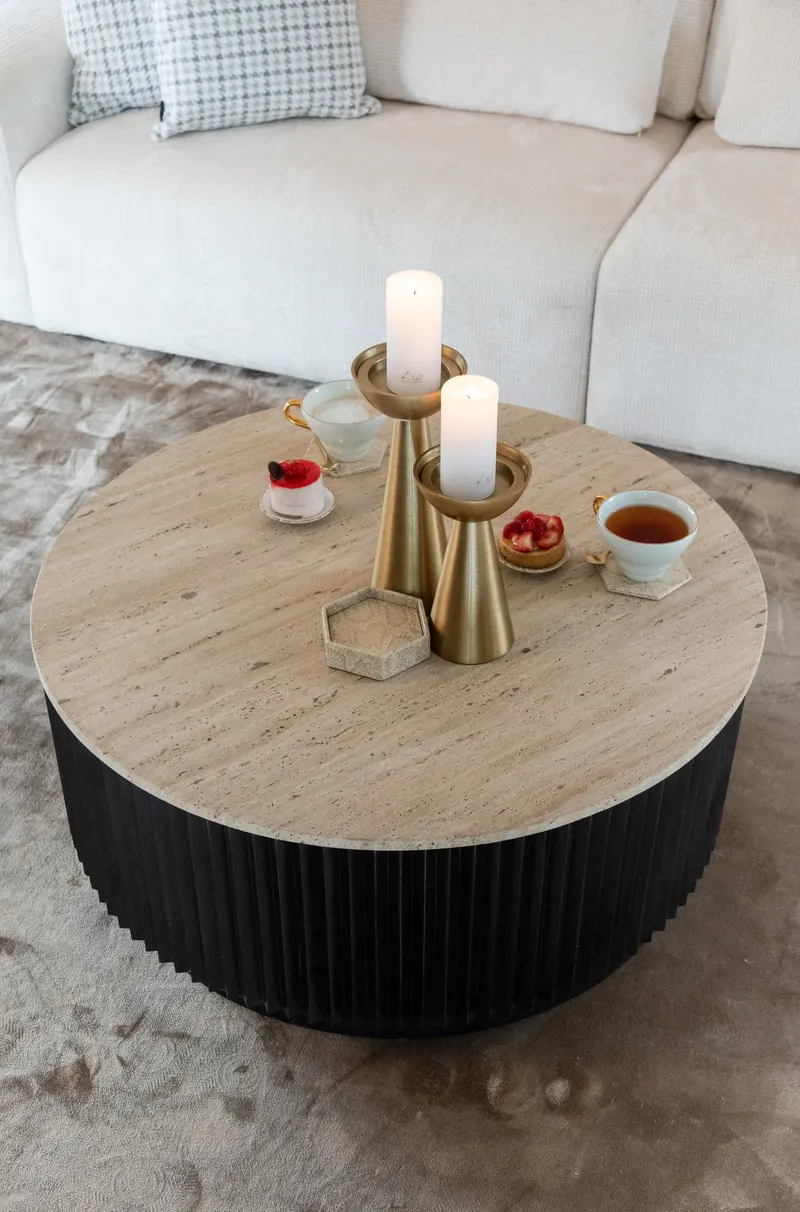 Couchtisch Hampton Dunkelbraun von Richmond Interiors, Wohnbeispiel 4, im Wohnraum