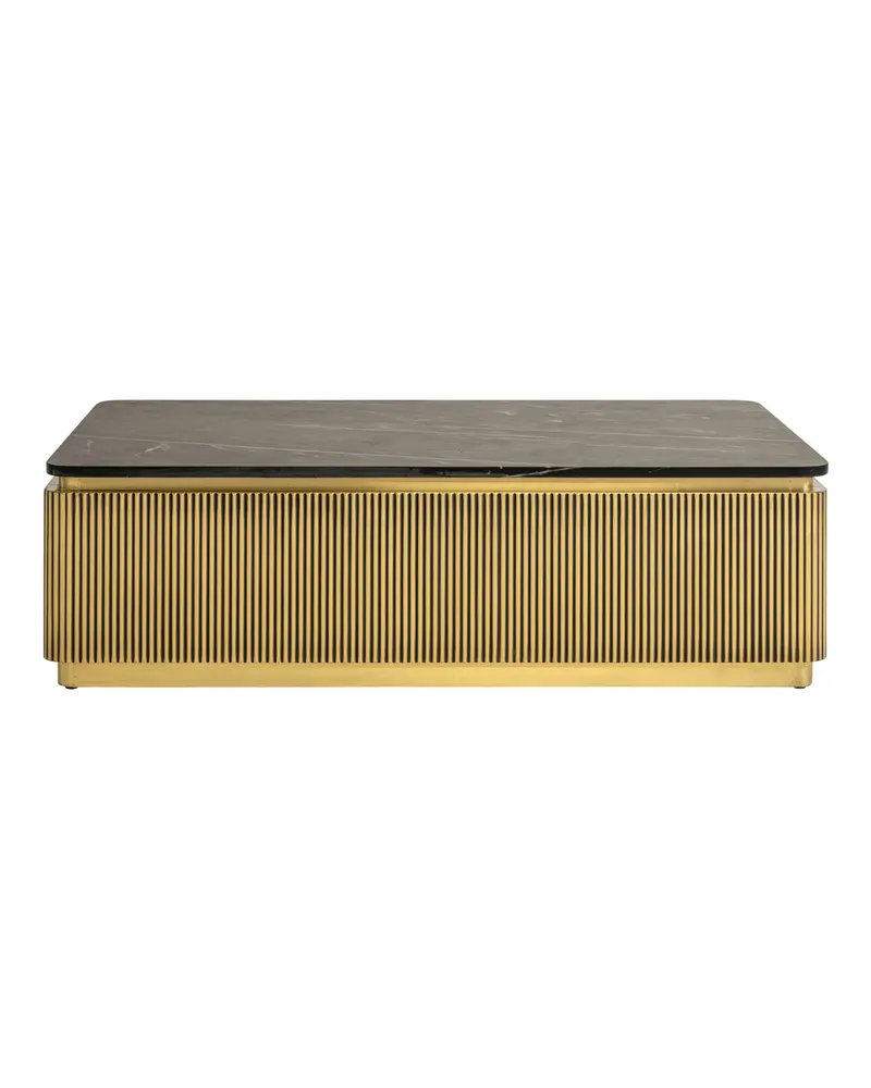 Couchtisch Ironville rechteckig, Goldfarben von Richmond Interiors