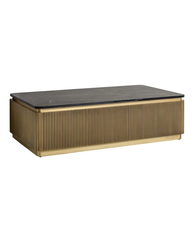 Couchtisch Ironville rechteckig, Goldfarben von Richmond Interiors, Produktansicht 2