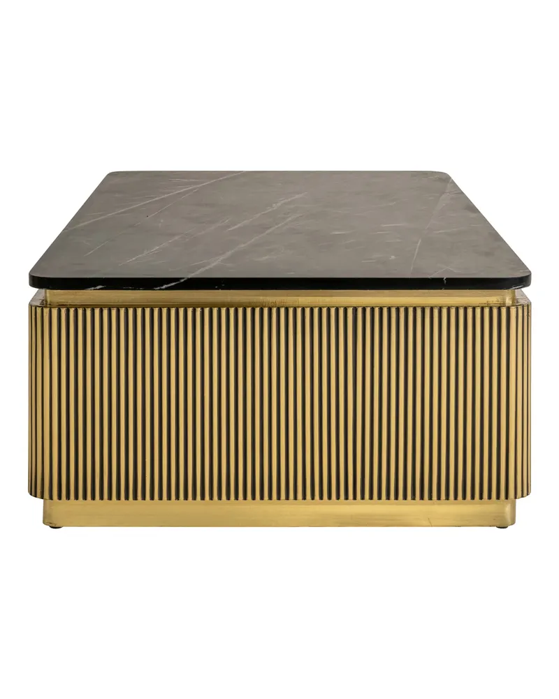 Couchtisch Ironville rechteckig, Goldfarben von Richmond Interiors, Produktansicht 3