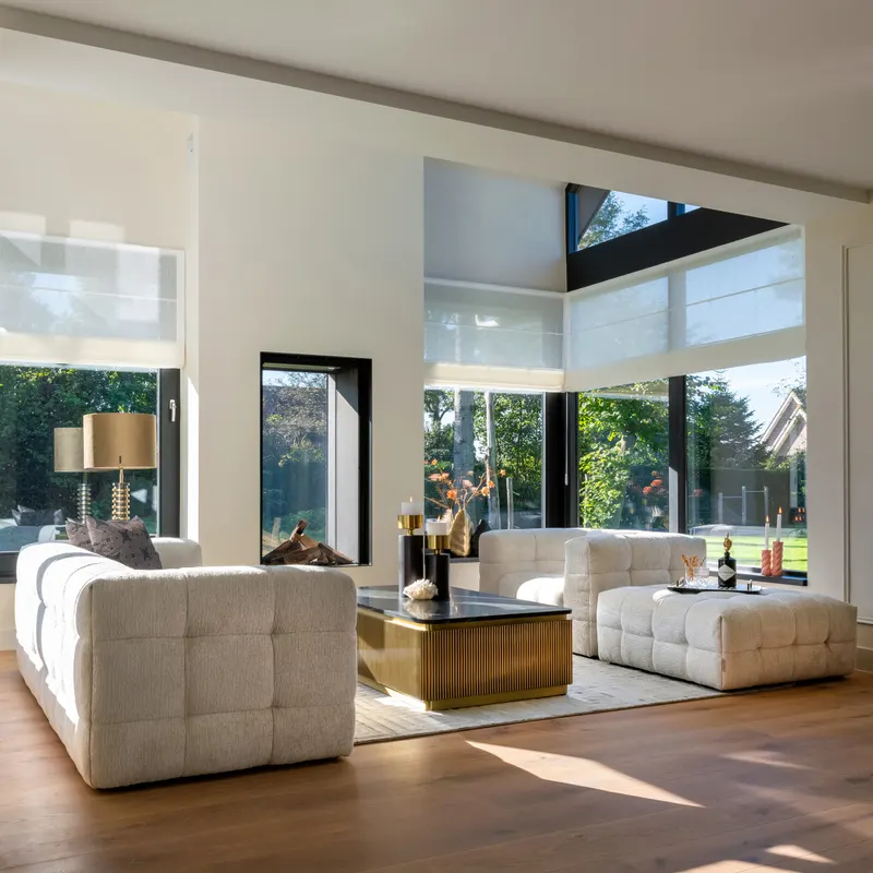 Couchtisch Ironville rechteckig, Goldfarben von Richmond Interiors, Wohnbeispiel 8, im Wohnraum