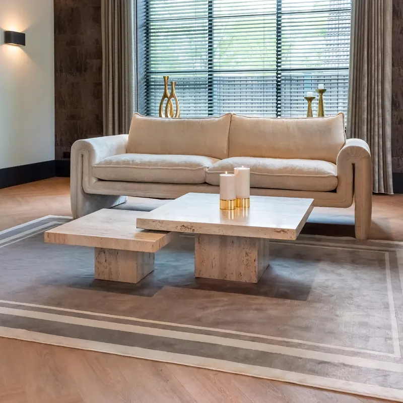 Couchtisch La Cantera Beige, 2er-Set von Richmond Interiors, Wohnbeispiel 15, im Wohnraum