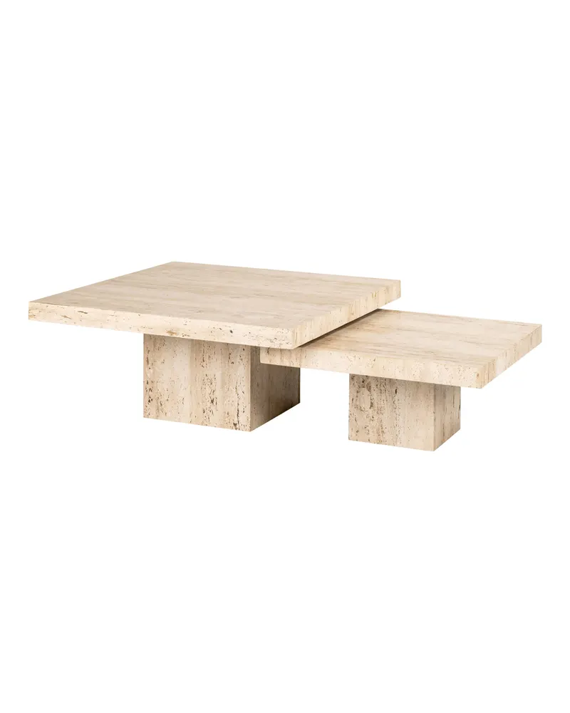 Couchtisch La Cantera Beige, 2er-Set von Richmond Interiors, Produktansicht 2