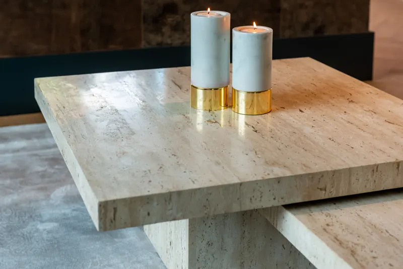 Couchtisch La Cantera Beige, 2er-Set von Richmond Interiors, Wohnbeispiel 6, im Wohnraum