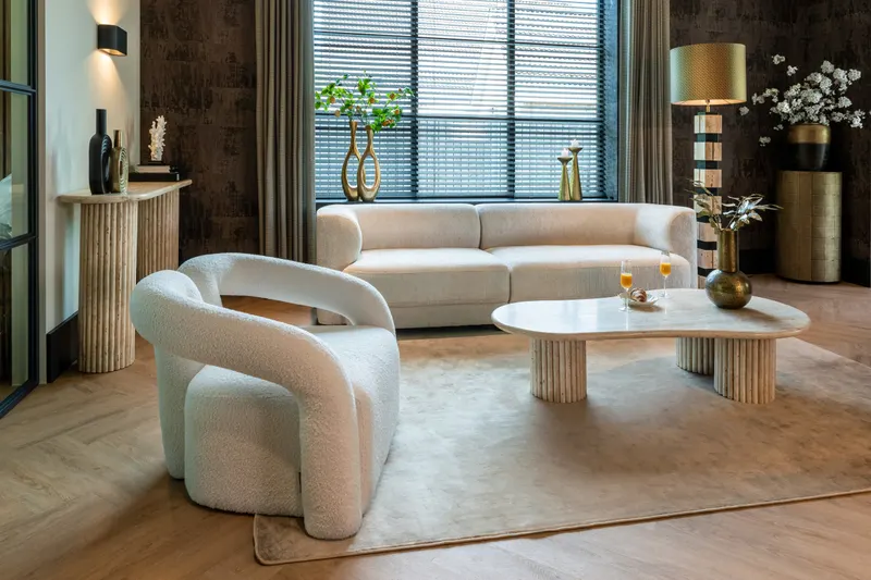 Konsolentisch La Cantera, Beige von Richmond Interiors, Wohnbeispiel 12, im Wohnraum