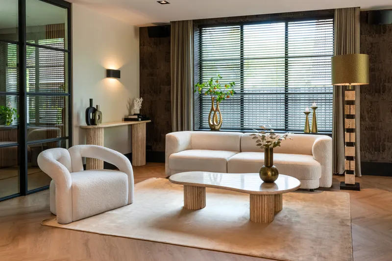 Konsolentisch La Cantera, Beige von Richmond Interiors, Wohnbeispiel 8, im Wohnraum