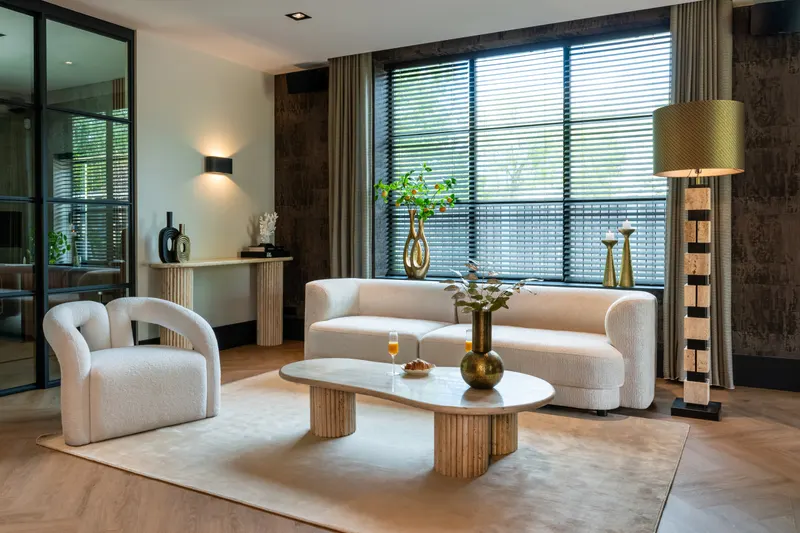 Konsolentisch La Cantera, Beige von Richmond Interiors, Wohnbeispiel 10, im Wohnraum