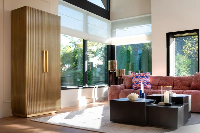 Lennox, Dunkles Kaffeebraun von Richmond Interiors, Wohnbeispiel 5, im Wohnraum