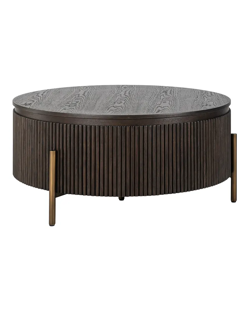 Couchtisch Luxor, Braun, 95Ø cm