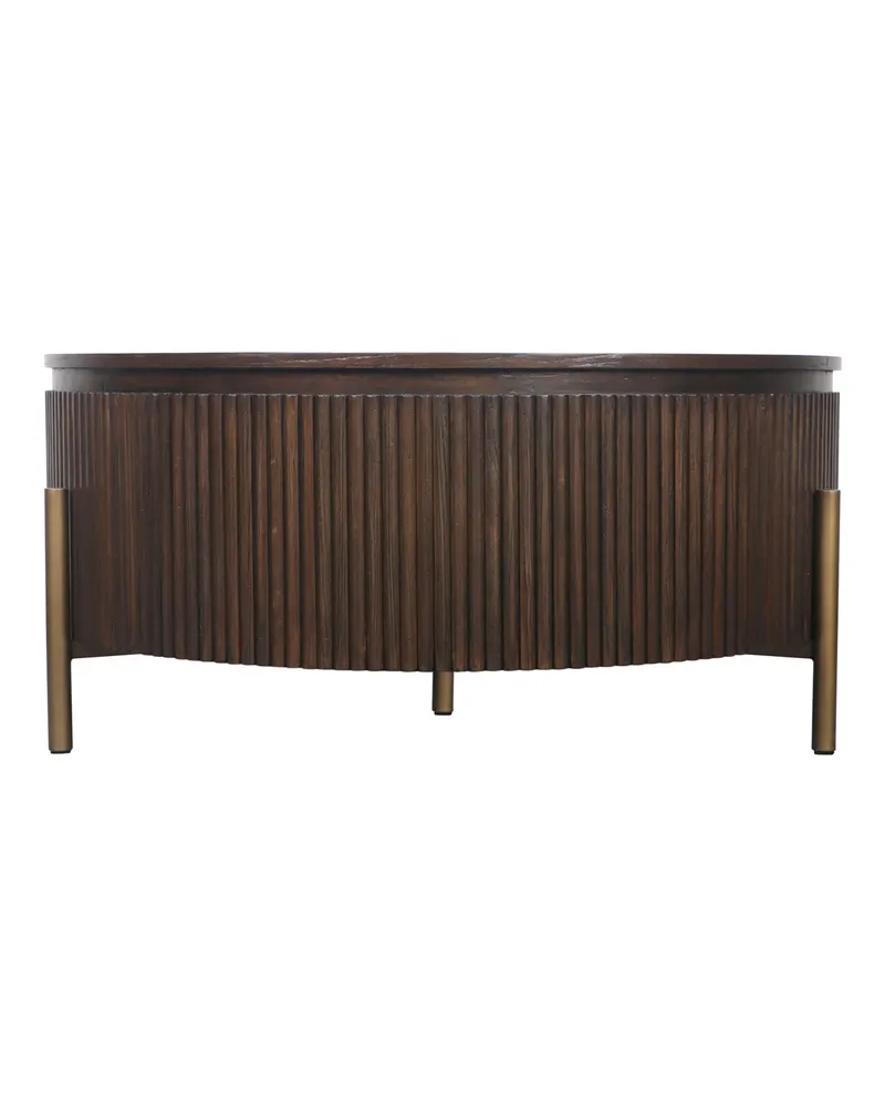 Couchtisch Luxor, Braun, 95Ø cm von Richmond Interiors, Produktansicht 2