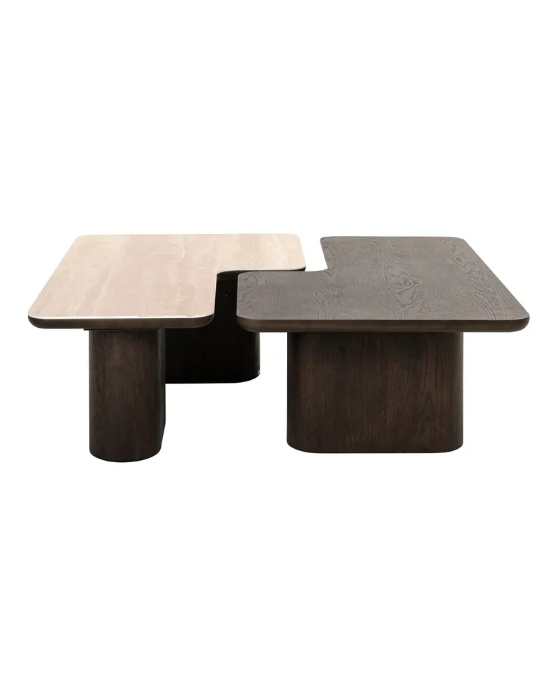 Couchtisch Nando, Braun, 2er-Set von Richmond Interiors