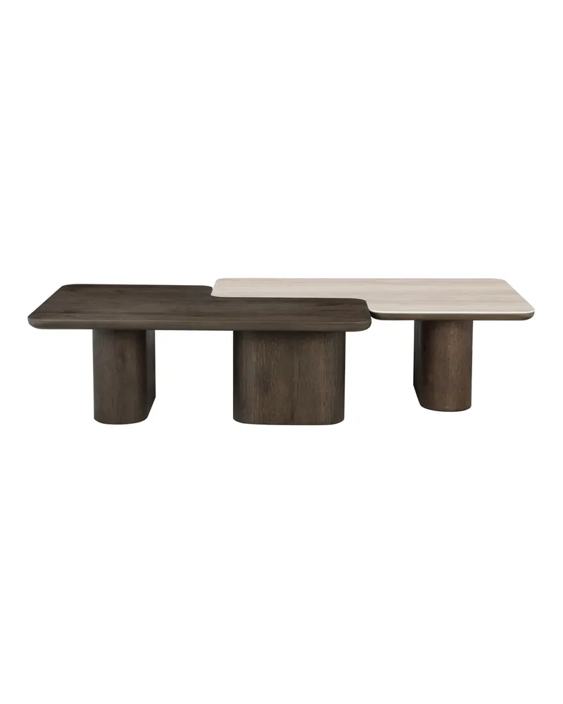 Couchtisch Nando, Braun, 2er-Set von Richmond Interiors, Produktansicht 3
