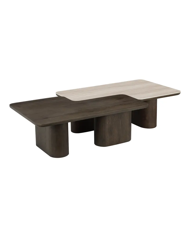 Couchtisch Nando, Braun, 2er-Set von Richmond Interiors, Produktansicht 4