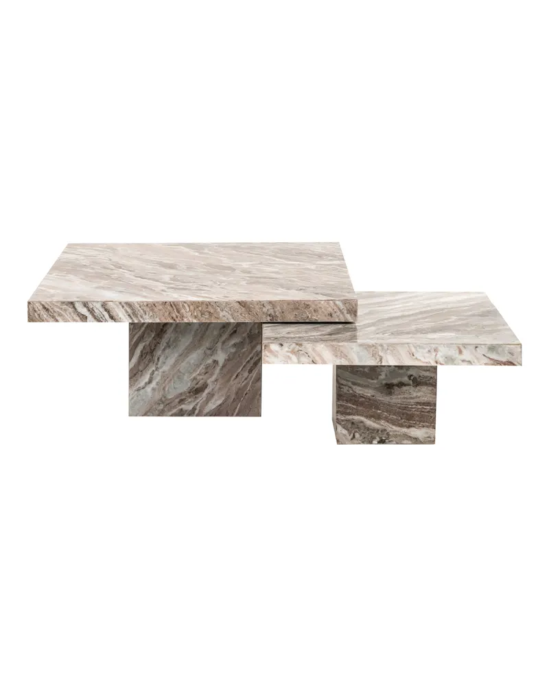 Couchtisch Rashford, Blush beige, 2er-Set von Richmond Interiors, Produktansicht 2