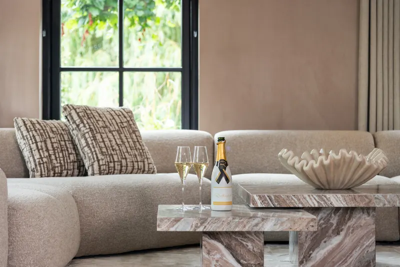 Couchtisch Rashford, Blush beige, 2er-Set von Richmond Interiors, Wohnbeispiel 8, im Wohnraum